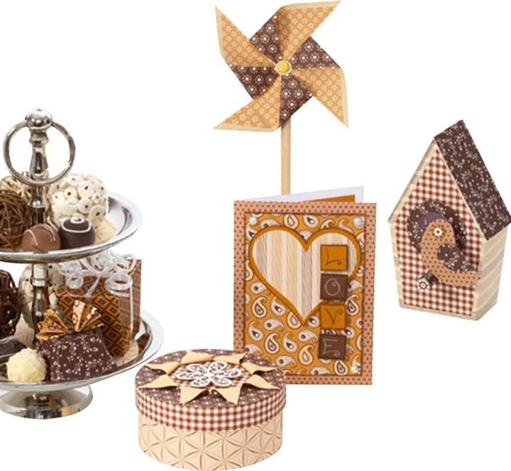 Produktbild Folia Motivblock Basics braun (270 g/m², 30x)