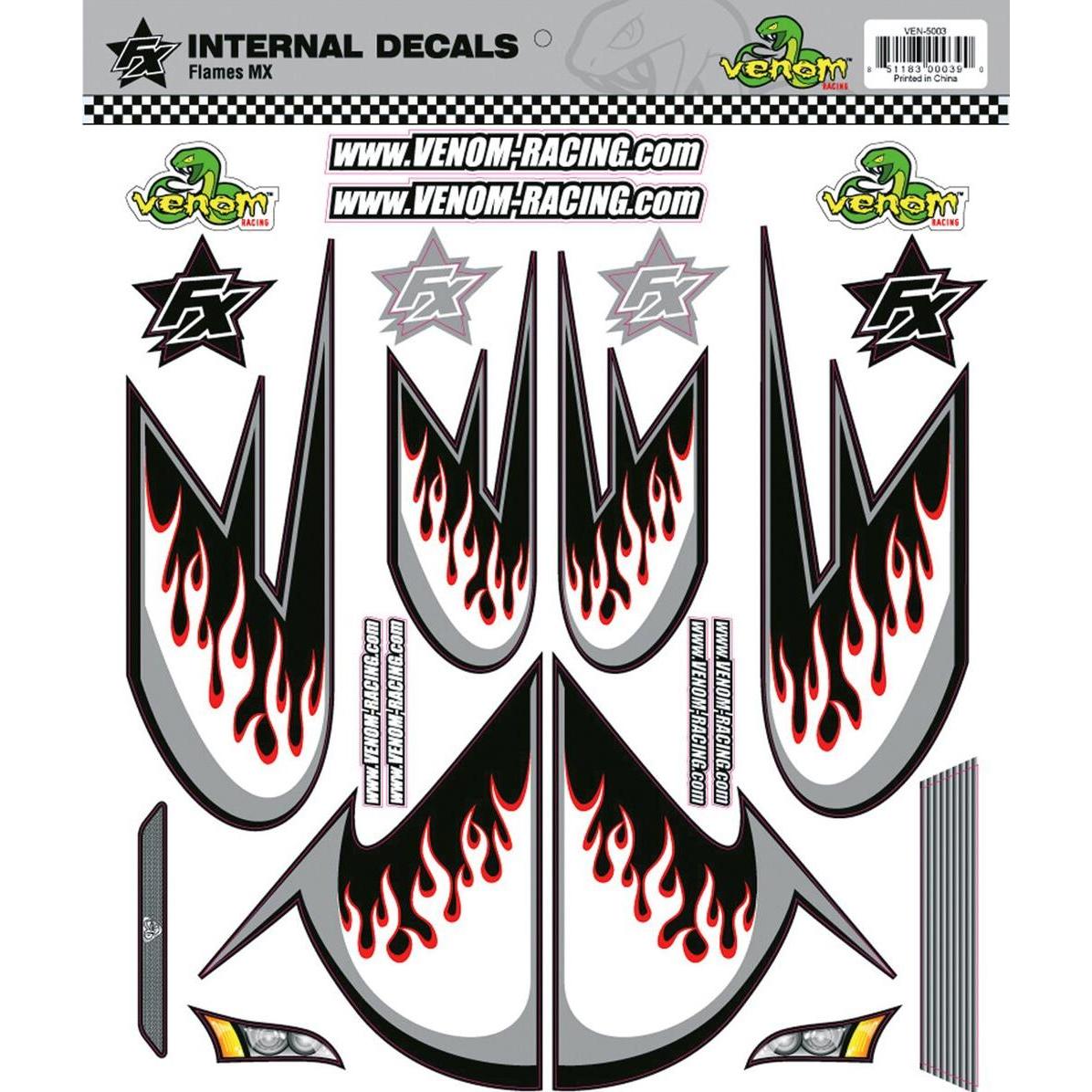 Jamara Aufkleber Hot Rod Flames