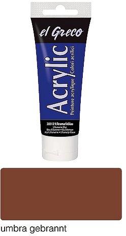 Actual product image Kreul el Greco Acrylic 75ml (Burnt umber, 75 ml)