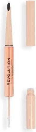 Produktbild Makeup Revolution Fluffy Brow Filter Duo Brow Pencil und Eyebrow Gel Ash Brown (Ash Brown)