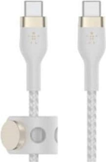 Actual product image Belkin USB-C to USB-C Braided Silicone 1m Twin (1 m, USB 2.0)
