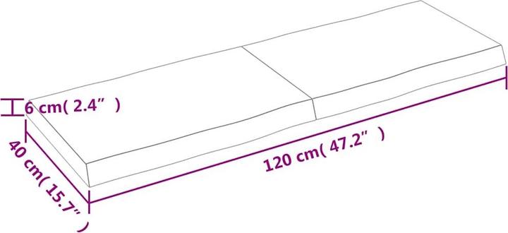 Immagine prodotto VidaXL Nili (120 x 40 x 6 cm)