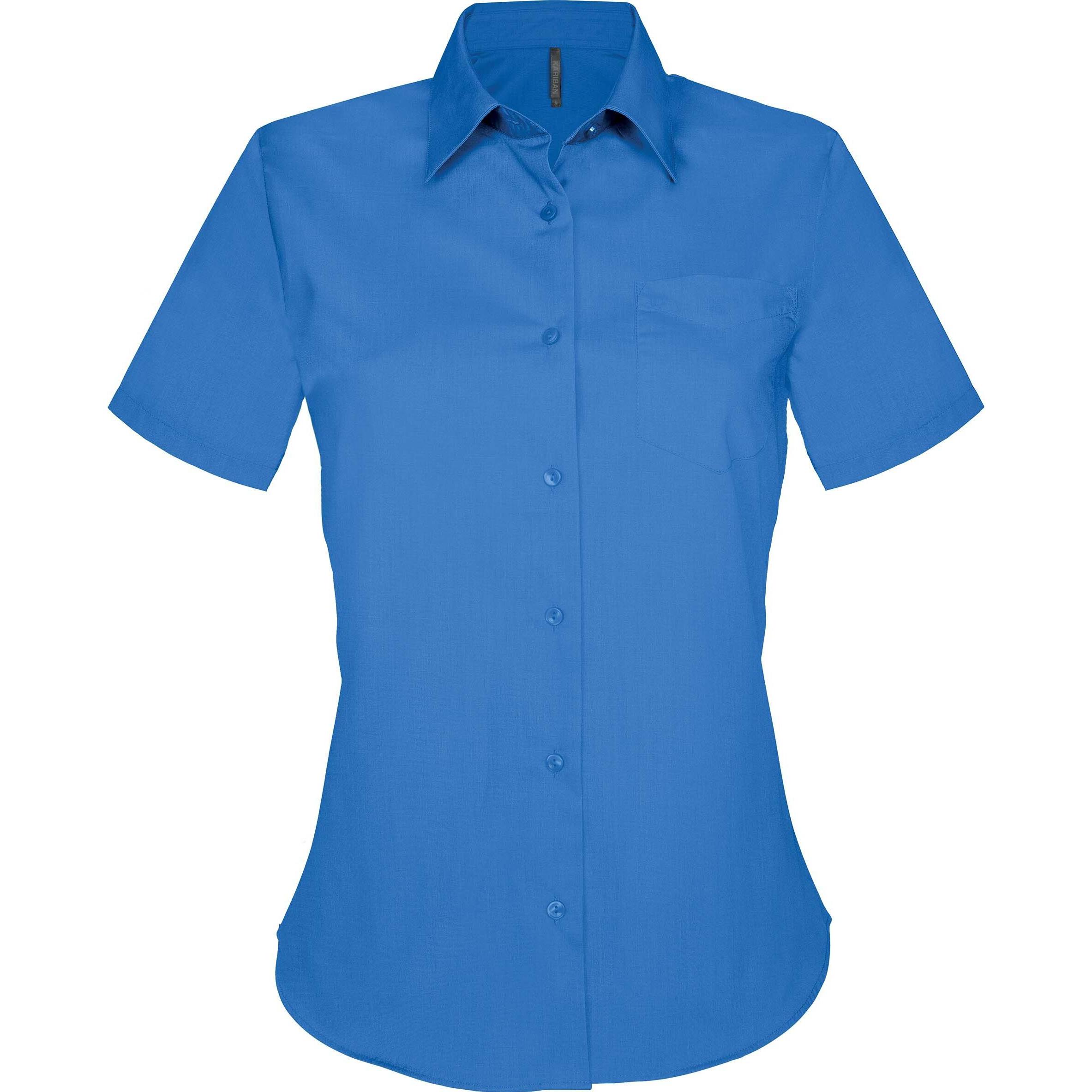 Kariban, Damen, Hemd, Judith, Blau, (XL)