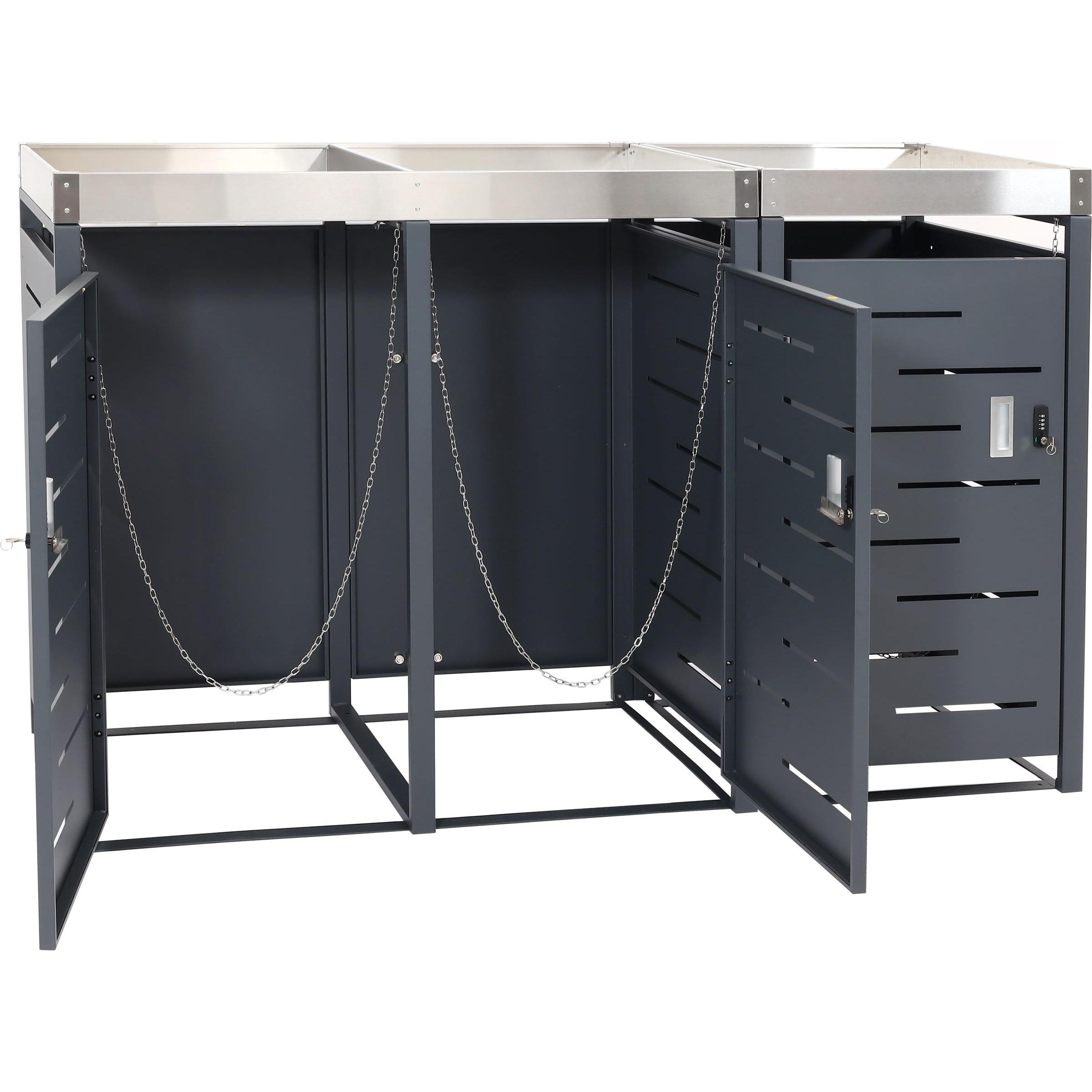 MCW, Gartenhaus + Gartenschrank, H40b-3