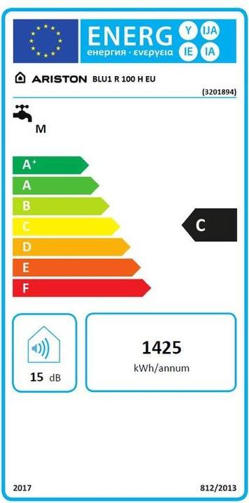 Energie-Label Ariston BLU1 R 100L