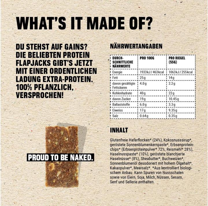 Produktbild Peak Punk Bio Protein Bar (Haselnuss, 12 Stk., 55 g)