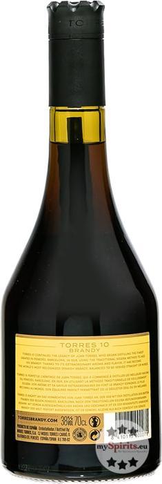 Actual product image Torres 10 Years 38% Vol. 1l