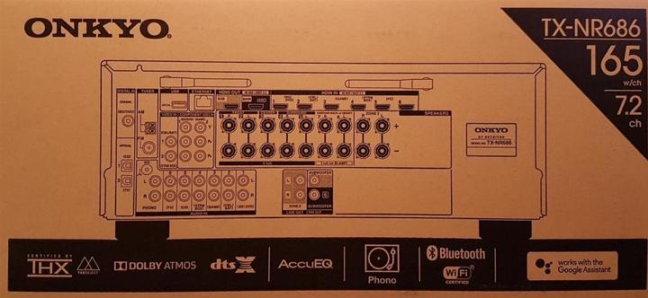 Image du produit Onkyo Tx-Nr686 (7.2 canaux, MF, FM)
