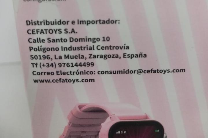 Produktbild Cefa Tronic Rosa Android Smartwatch für Kinder mit GPS, Kamera, Anrufen, Spielen und Sicherheitsfunktionen (47 mm, 4G)