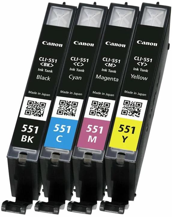 Actual product image Canon Cli-551 (M, FC, Y, C)
