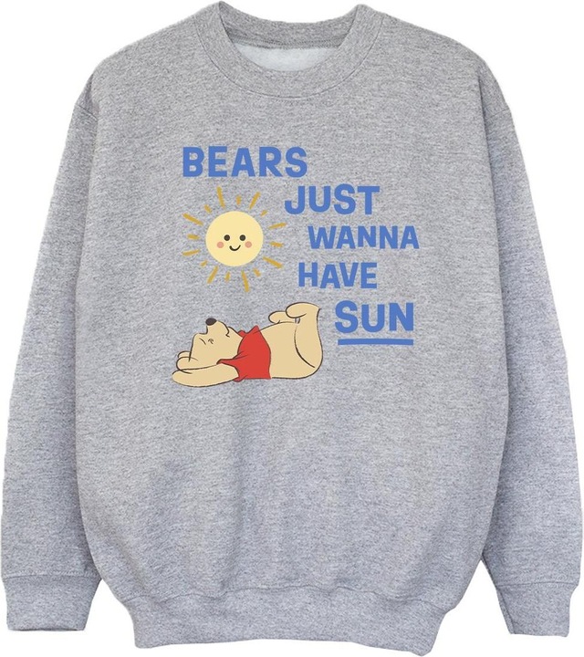 Immagine prodotto Disney Winnie The Pooh Bears Just Wanna Have Sun Felpa Ragazze (140, 146)