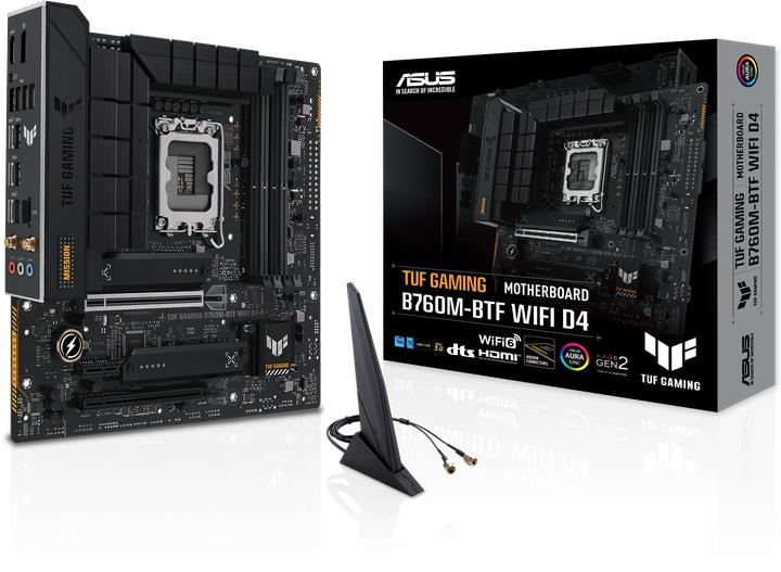 Actual product image ASUS TUF Gaming B760M-BTF D4 (LGA 1700, Intel B760, mATX)