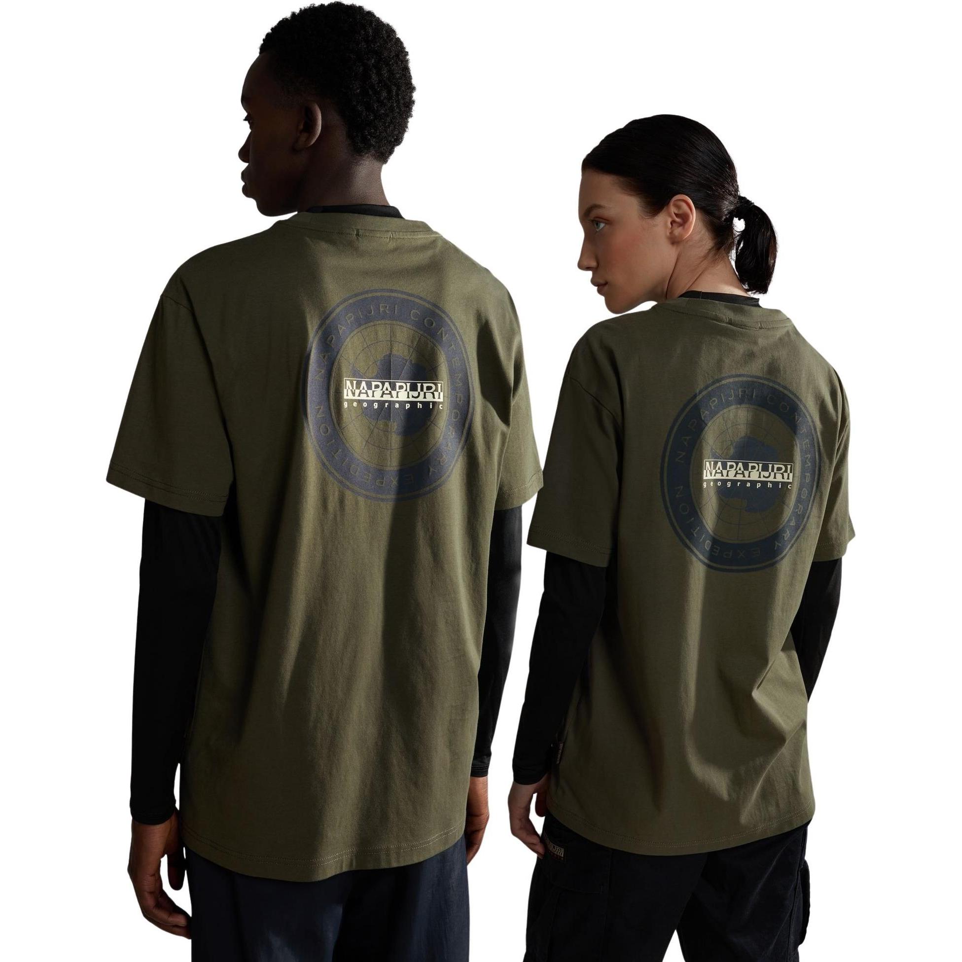 Thumbnail - Napapijri, Herren, Shirt, t-shirt, Grün, (L)