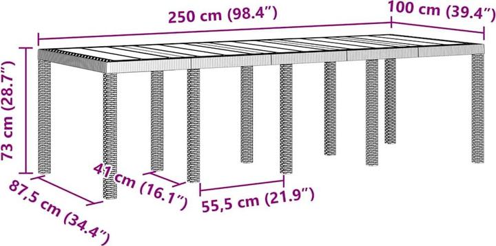 Image du produit VidaXL Set de table de jardin