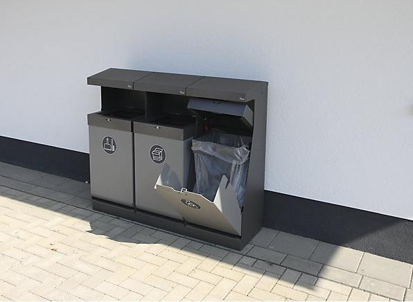 Produktbild kaiserkraft Aussen-Wertstoffsammelstation (75 l)