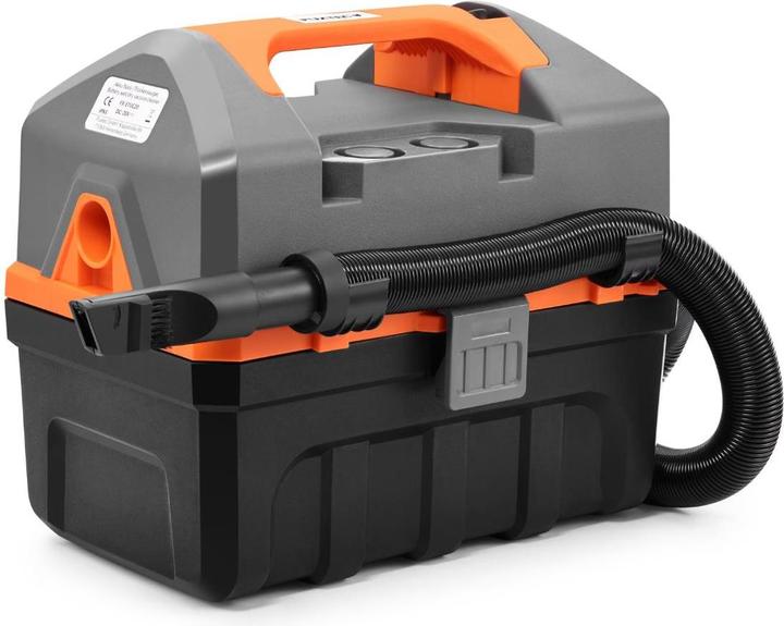 Actual product image Fuxtec Cordless wet/dry vacuum cleaner FX-E1VC2 without battery, without charger (Wet dry vacuum cleaner)