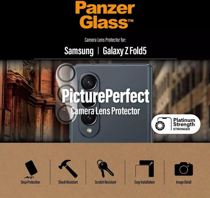Produktbild PanzerGlass PicturePerfect Camera Lens Protector Samsung Galaxy Z Fold 5 (1 Stk., Samsung Galaxy Z Fold5)