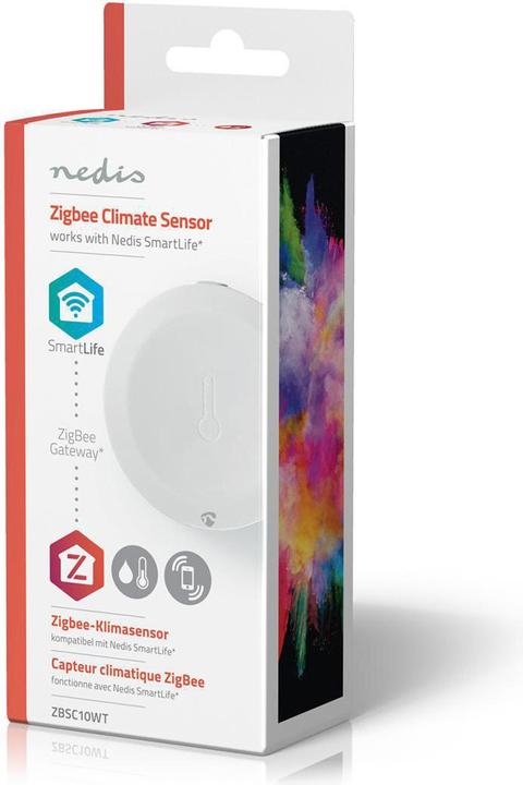Actual product image Nedis Smart Klimasensor ZBSC10WT | Zigbee 3.0 | Batteriebetrieben | Android™ / IOS | Weiss