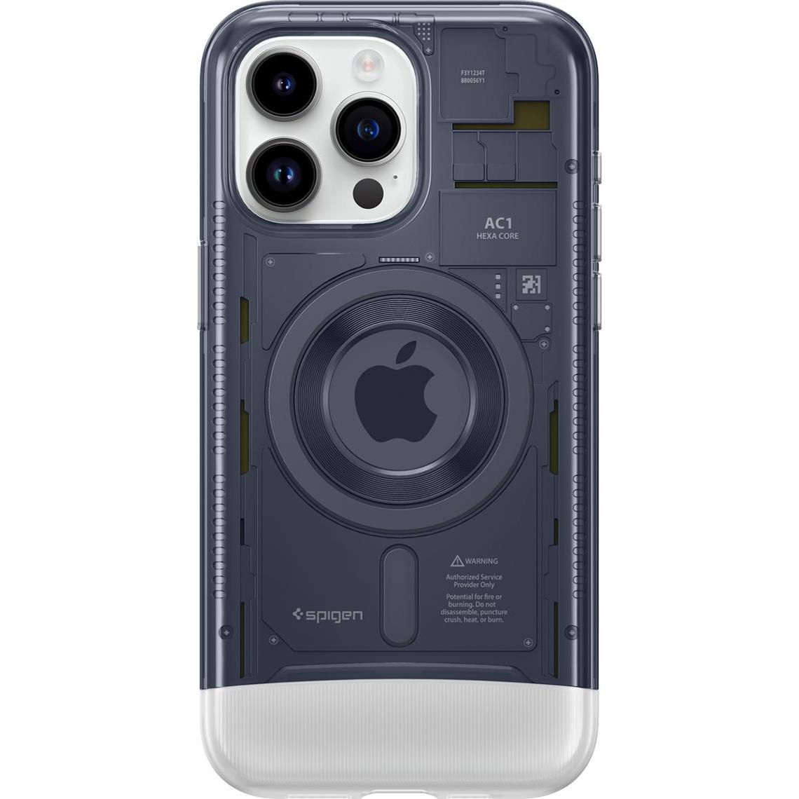 Spigen ACS06607 (Apple iPhone 15 Pro Max), Smartphone Hülle, Grau