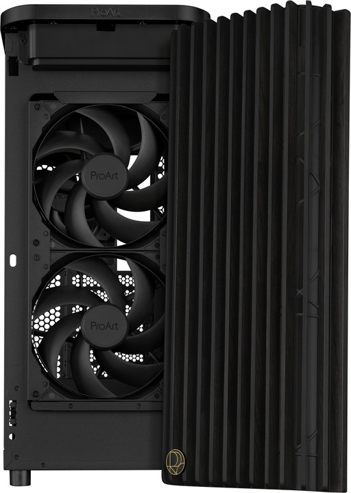 Produktbild ASUS Case PROART PA401 WOOD METAL PWM BLACK (ATX)