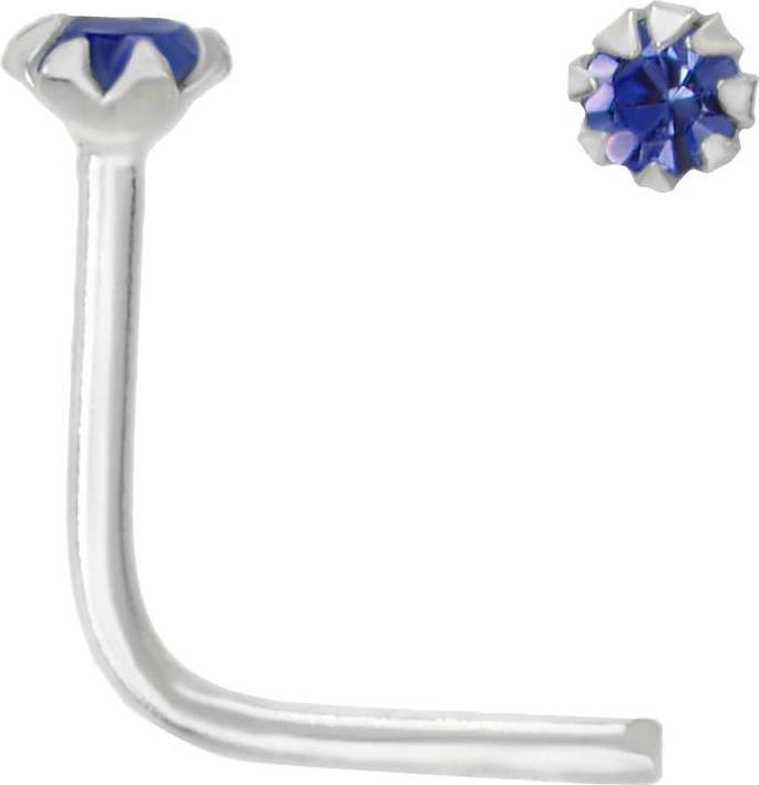 Actual product image Bijouteria Nose piercing (Silver 925, Crystal)