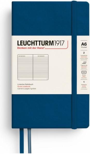 Actual product image Leuchtturm1917 Leuchtturm Pocket Lin.Indigo (Lined, Hardcover)