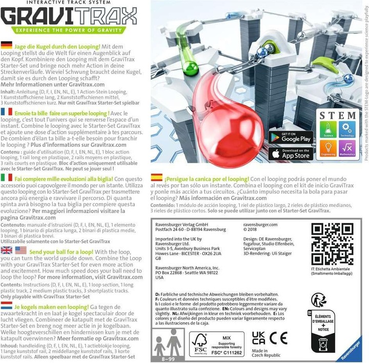 Produktbild Ravensburger GraviTrax Verlängerungsset - Looping