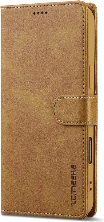 Actual product image LC.Imeeke iPhone 16 Pro - leather case cover (Apple iPhone 16 Pro)
