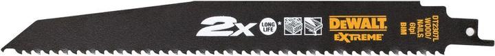 Produktbild DeWalt Säbelsägeblatt BIM Holz 228mm 5 Stück