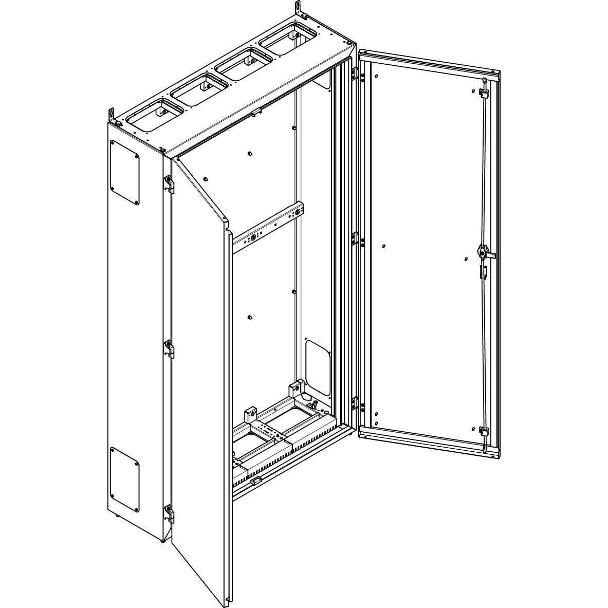 ABN NT412P, Serverschrank Zubehör, Weiss