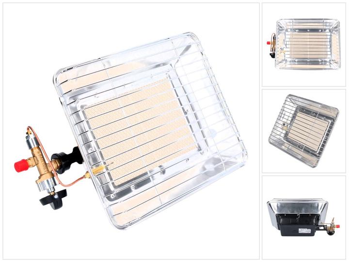 Immagine prodotto Rothenberger Eco Gasheizstrahler 4,2 kW - Silber (35984) (4200 W)