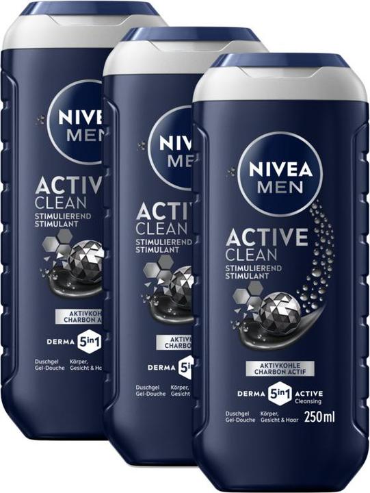 Actual product image NIVEA MEN Active Clean Trio (750 ml)