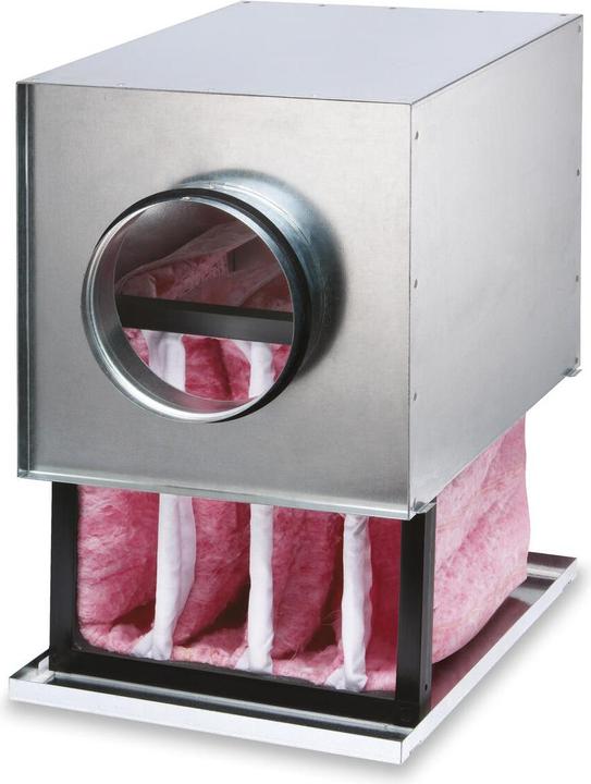 Actual product image Helios HELI LFBR 125 F7 air filter box F7 for pipe diameter 125 mm