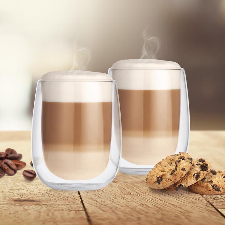Image du produit Gourmetmaxx Verres thermos Latte Macchiato (350 ml, 2 x)