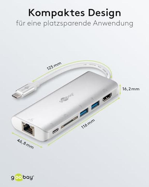 Immagine prodotto Goobay USB-C (USB-C, 5 porte)