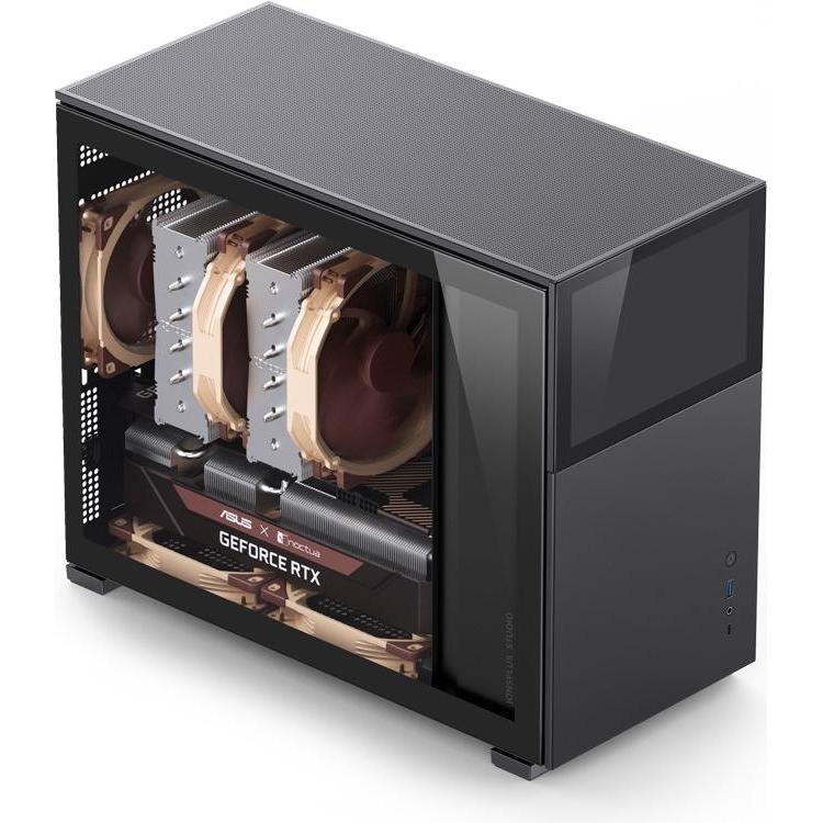 Thumbnail - Jonsbo D31 Screen (mATX, DTX, ITX), PC Gehäuse, Schwarz