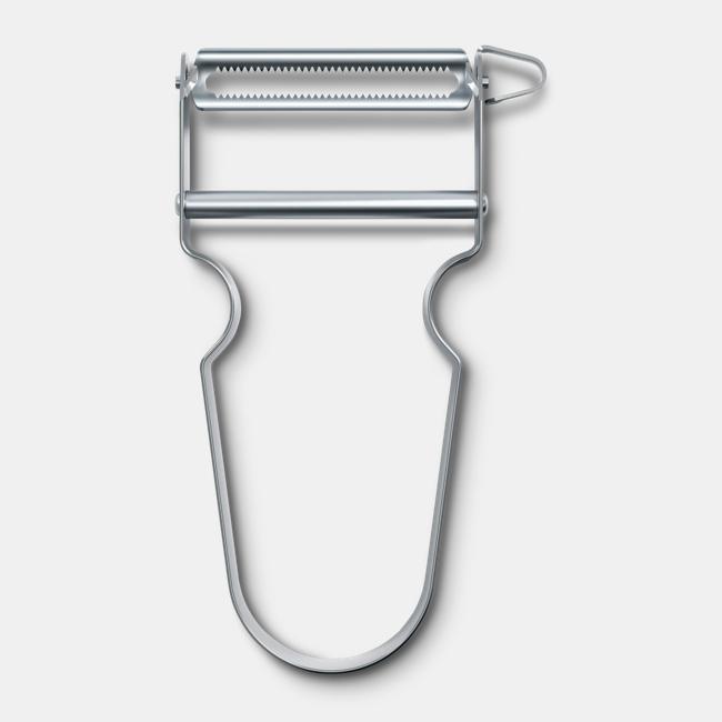 Produktbild Victorinox Sparschäler Star mit Zackenschliff, Silber