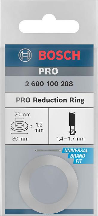 Produktbild Bosch Professional Zubehör Reduzierring für PRO Kreissägeblatt, 30 x 1,2 x 20 mm