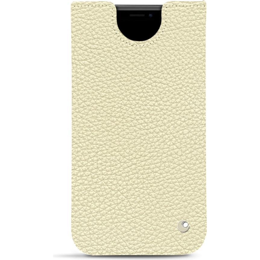 Noreve Lederschutzhülle (Apple iPhone 11 Pro), Smartphone Hülle, Weiss