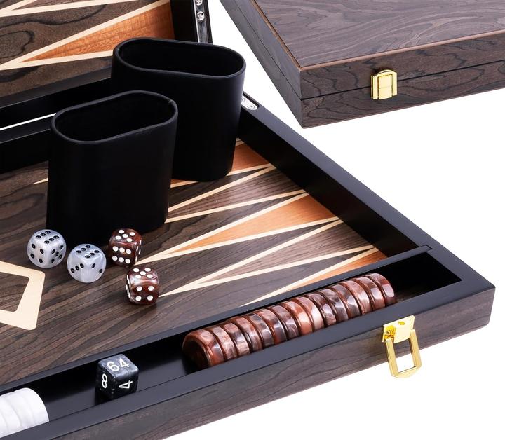 Produktbild Engelhart Luxus-Backgammon Spielbrett
