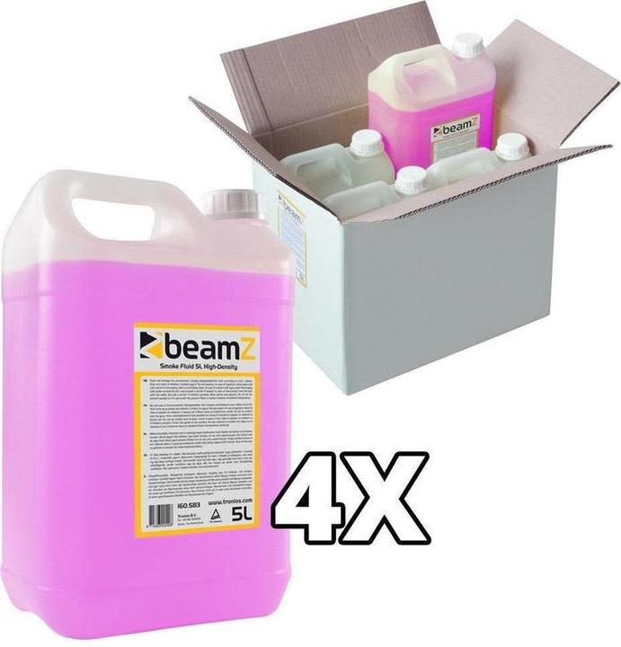 Produktbild BeamZ Rauchflüssigkeit - Rauchmaschine Flüssigkeit für extra dicke Rauch - 20 l