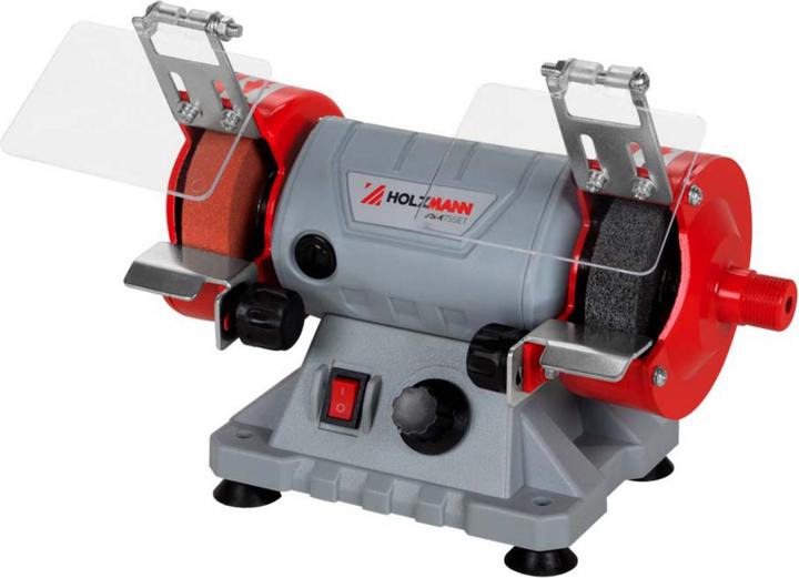 Produktbild Holzmann DSM75SET 230V Tisch-Schleifmaschinen-Set 75 mm 230V (Doppelschleifer, 120 W)