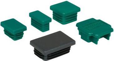 Walraven End plug green plastic - PE for RapidRail WM0 - 27x18mm