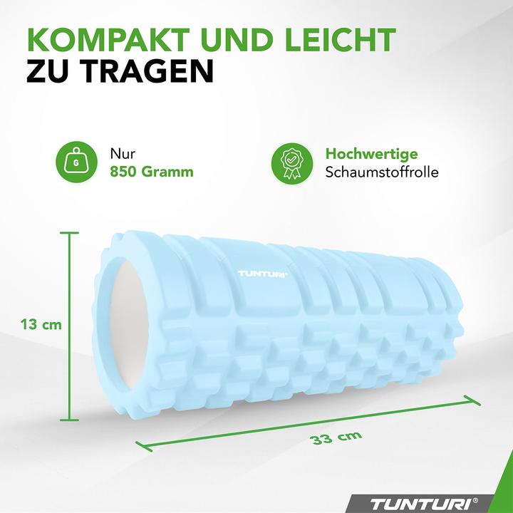 Image du produit Tunturi Yoga Massageroller 33 cm Hellblau