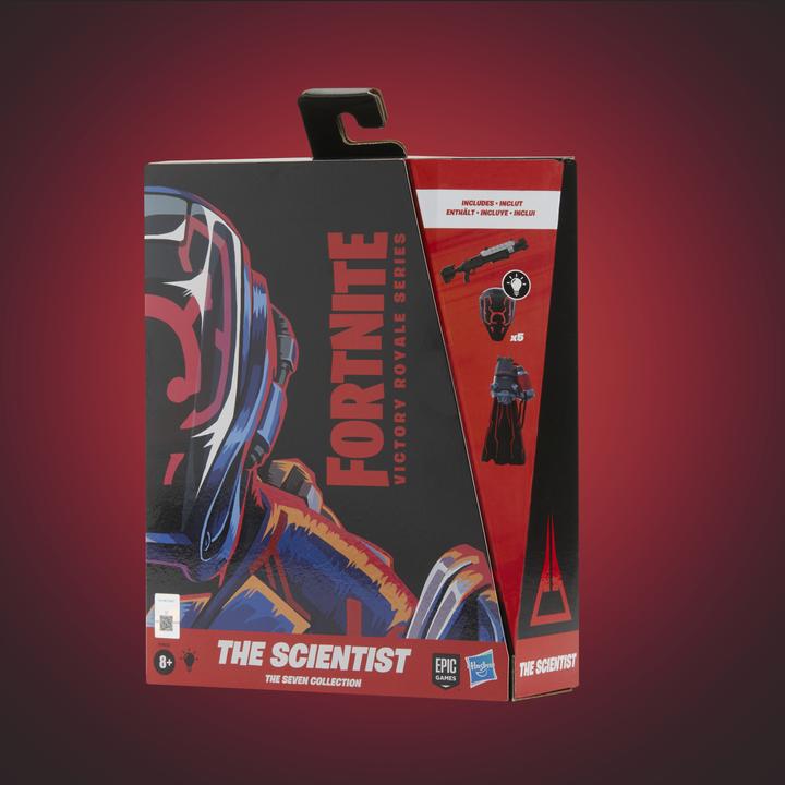 Actual product image Fortnite Hasbro Victory Royale Series The Scientist 15 cm tall action figure to collect with accesso