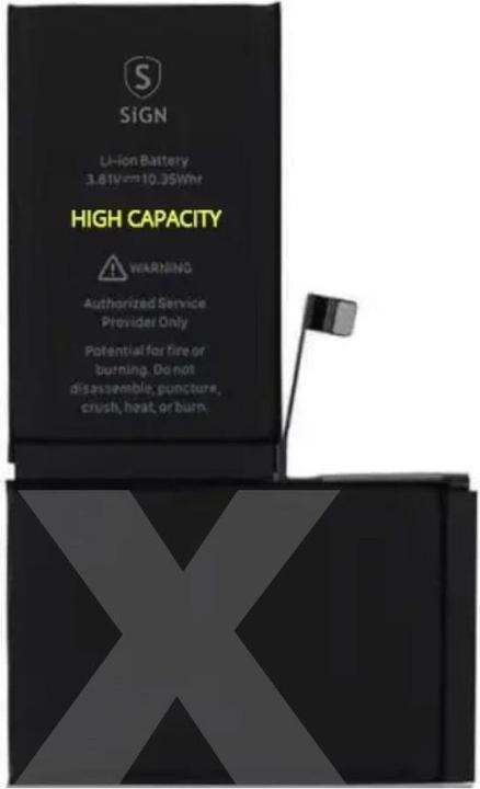 SIGN iPhone X High Capacity Battery - 3000mAh