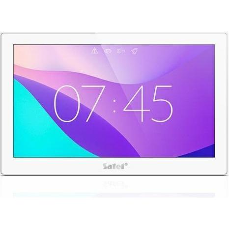Satel, Accessori sicurezza degli edifici, Manipulator mit Touchscreen 10 Zoll (weiss) INT-TSH210-W