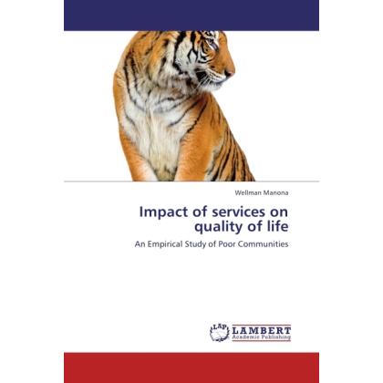 Impact of services on quality of life, Fachbücher von Wellman Manona