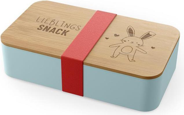 La Vida Kinderbrotdose 18x10H5 Hase Liebl