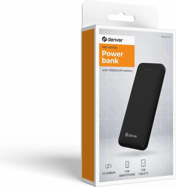 Produktbild Denver PBS-10010B (10000 mAh, 10 W, 37 Wh)